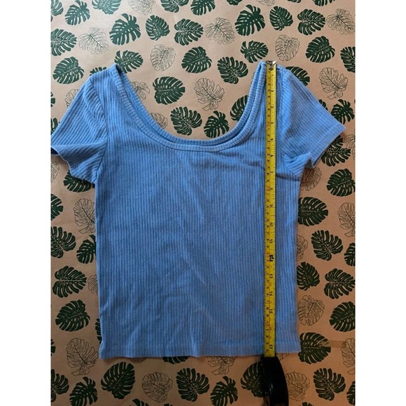 Wild Fable S Blue Crop Top - Picture 4 of 7